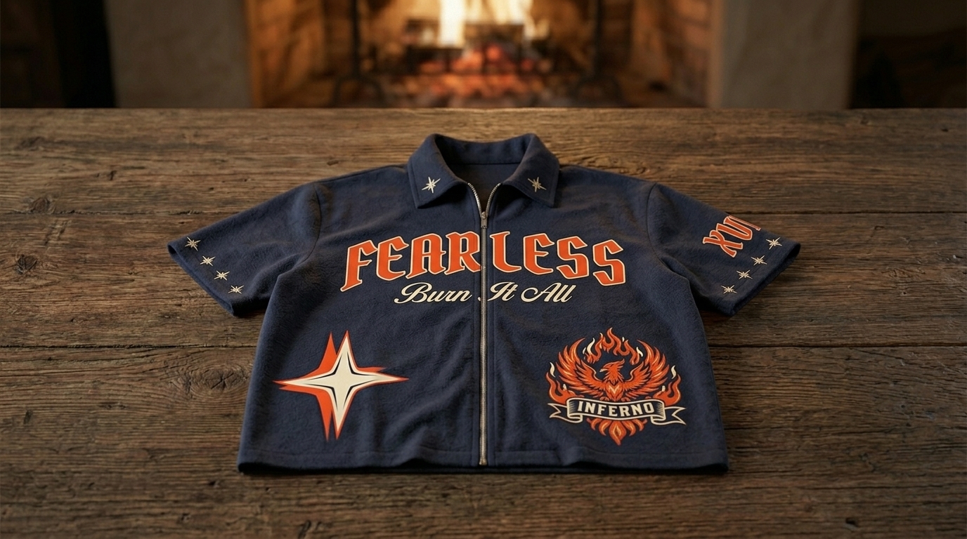 Зип-футболка Fearless XVI